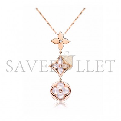 LOUIS VUITTON LV COLOR BLOSSOM NECKLACE Q94262